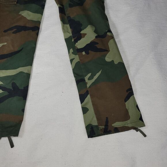 Military Pants Womens Size 16 Woodland Camo Combat Trousers US Army Y2k Green - Picture 4 of 13